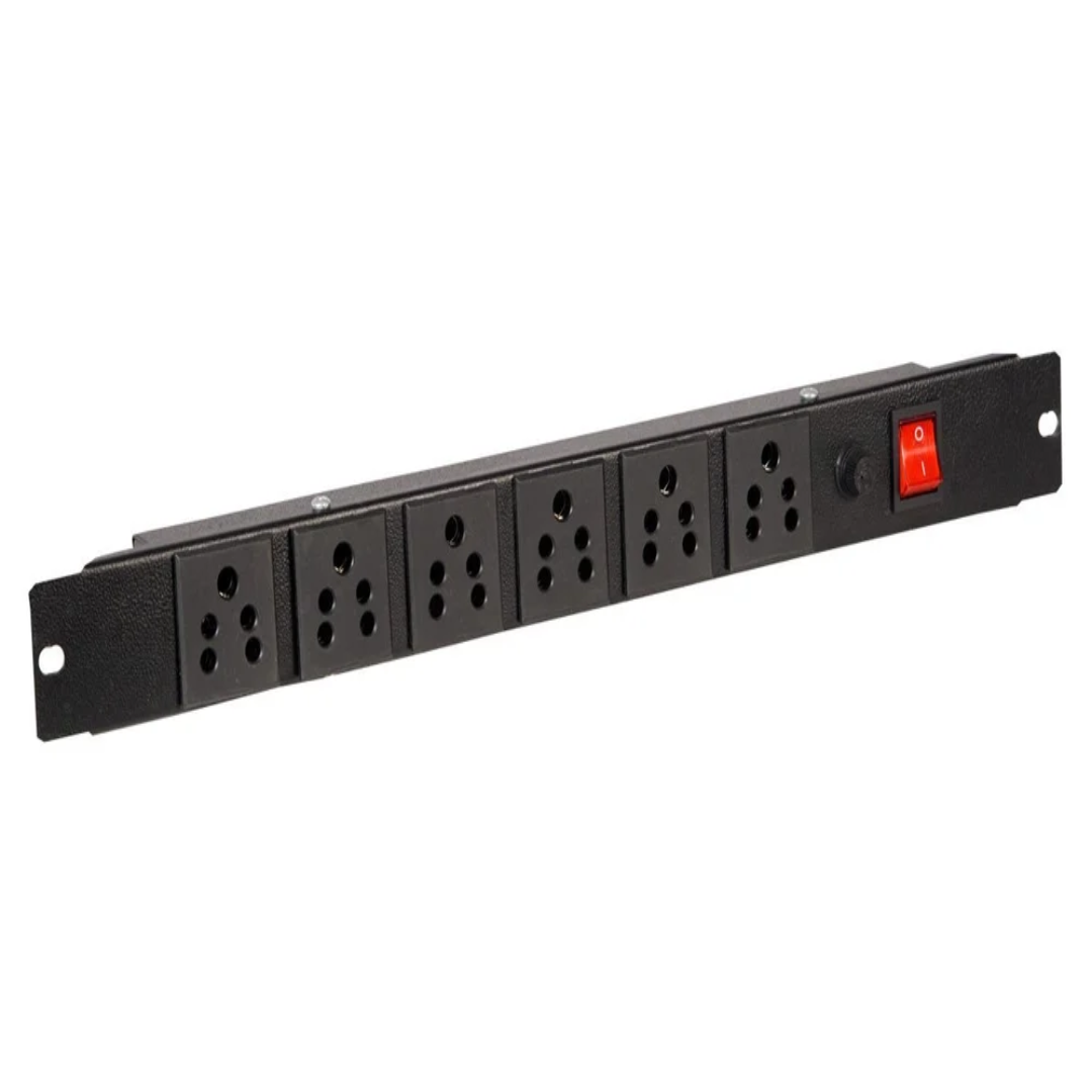 Alpine 19" Rack Wall Mount PDU - 4 socket 5 amp power strip