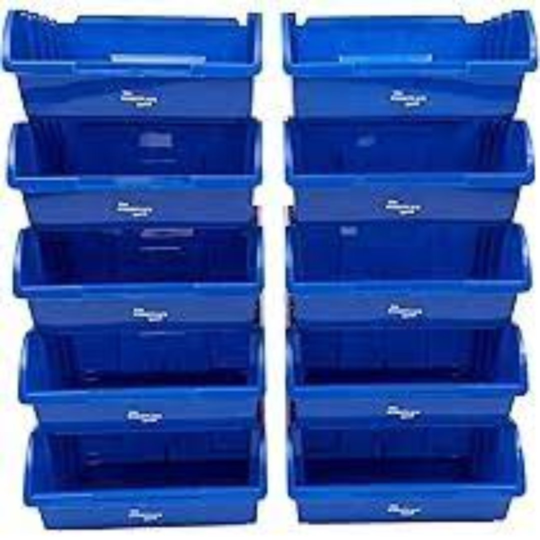 Stackable Plastic Storage Bins Available Wholesale Now