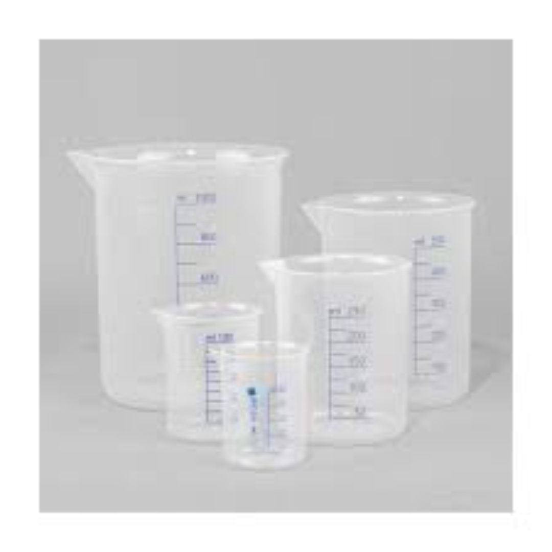 Plastic Beakers Durable And Safe For Lab Work