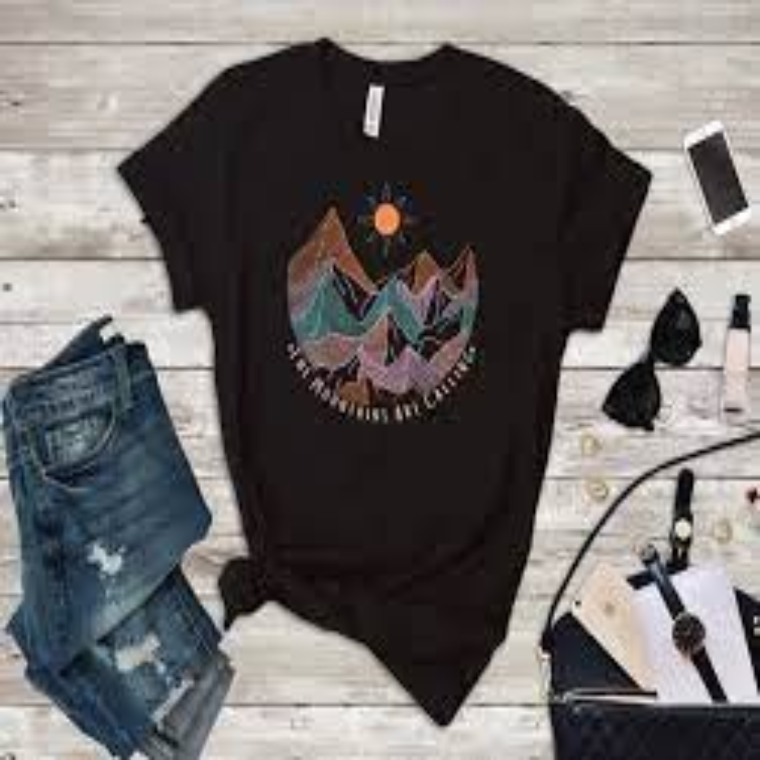 Nature Plus Women's Black T-Shirt For Casual Wear