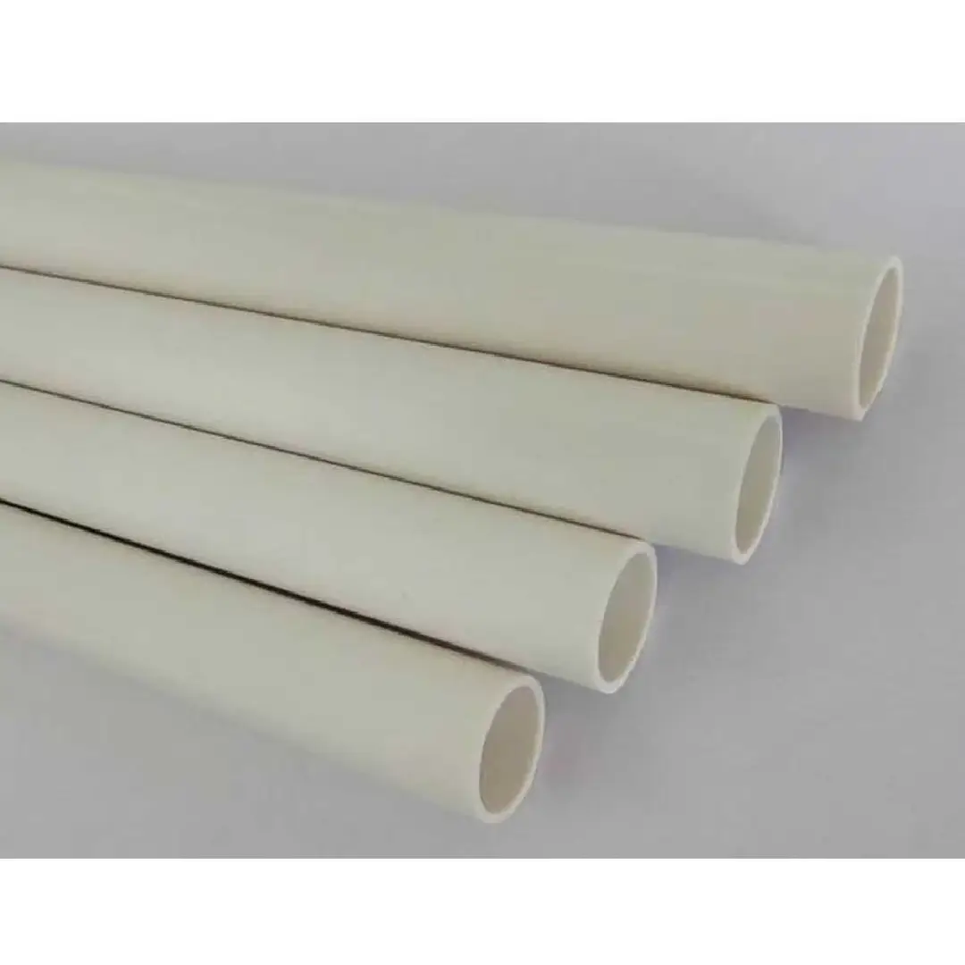 White PVC Conduit Pipes - Durable & Corrosion-Resistant 