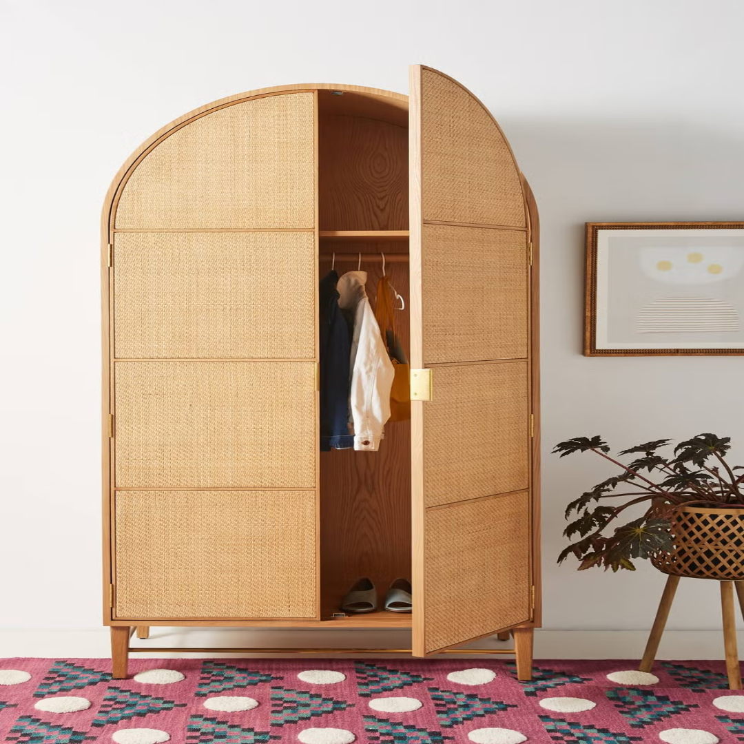 Wooden Armoire Classic Wardrobe Cabinet Malaysia