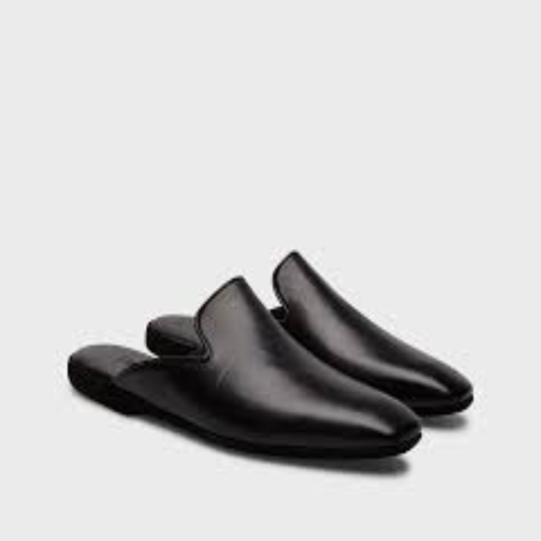 Women's Leather Slippers Cozy Indoor Wear