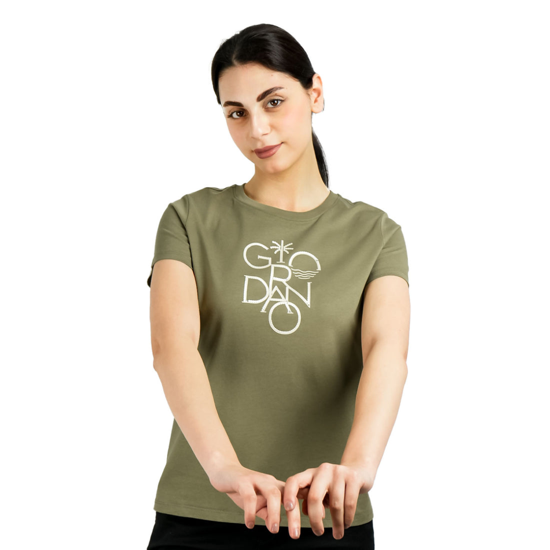 Women’s Crewneck Short-Sleeve T-Shirt – New Collection, Comfort Fit Supplier | UAE