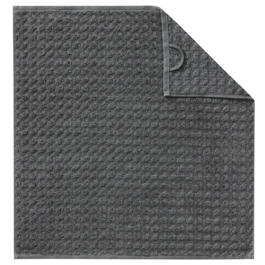 Cawo Pro Anthracite Kitchen Towels – Set of 4 UK Home Textiles