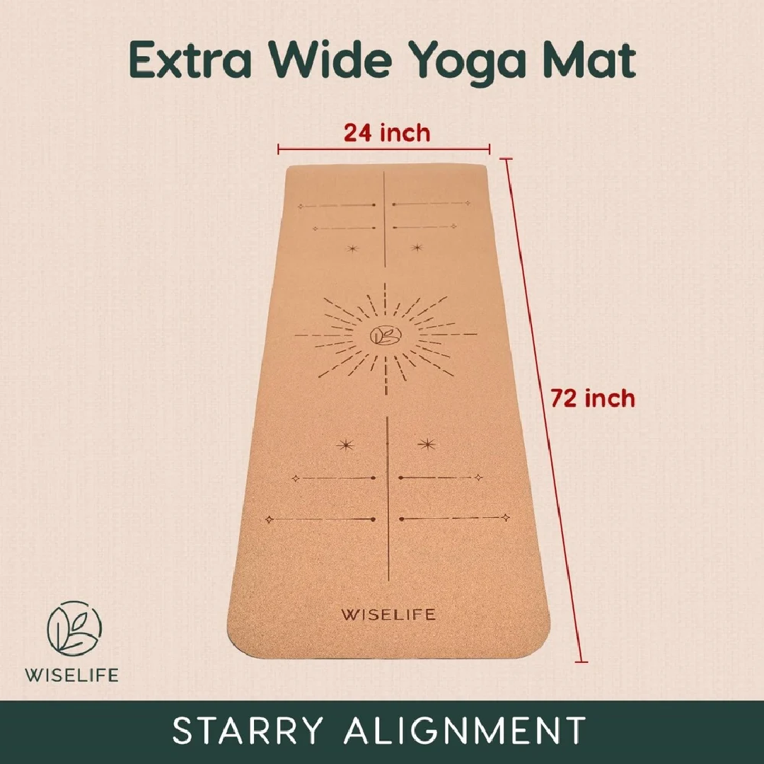 Brown Cork TPE Yoga Mat, Thickness: 4 mm