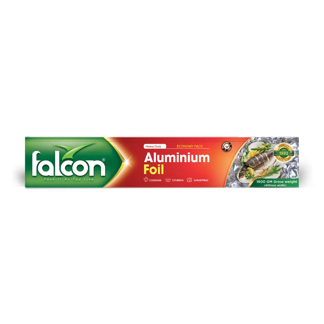 R-Falcon Economy Aluminum Foil 1500g x 45cm Packaging Supply United Arab Emirates