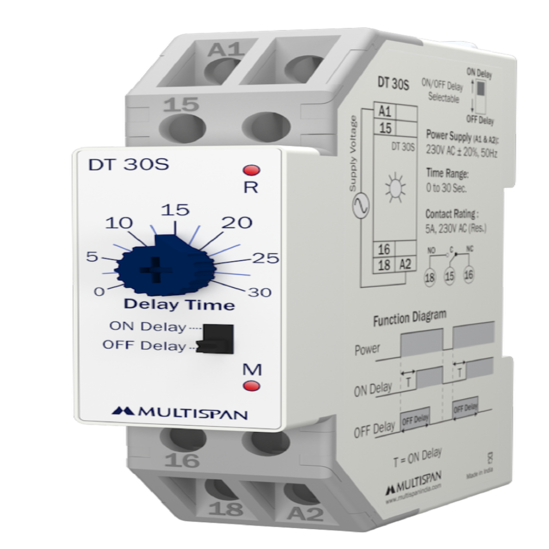 Multispan 2 Pole DT-30S Time Delay Relay
