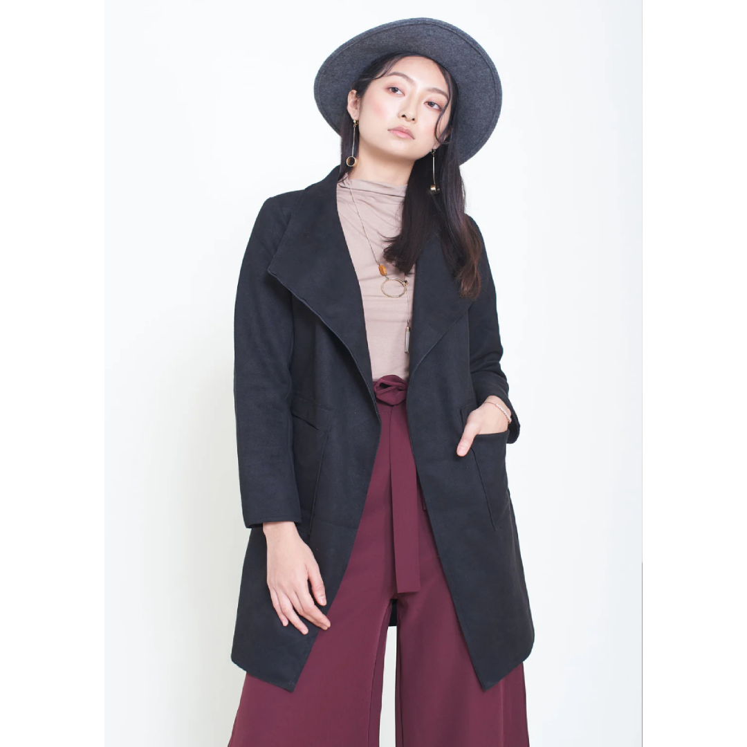 Autumn K Long Blazer Coat for Women Fashion