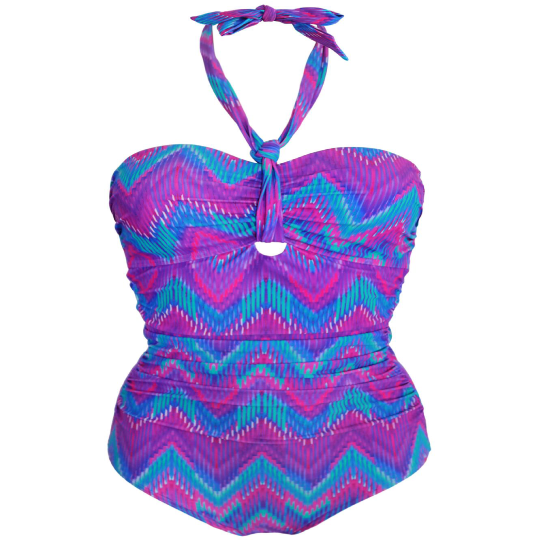 Malibu Strapless One-Piece Swimsuit – Stylish Summer Fit | UK Wholesaler