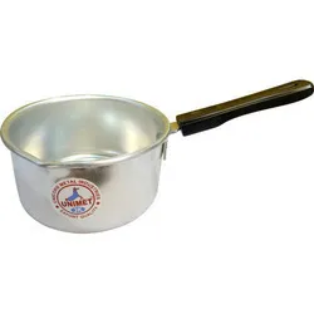 Silver H-01. A Aluminum Anodized Saucepan, Size: 10-12