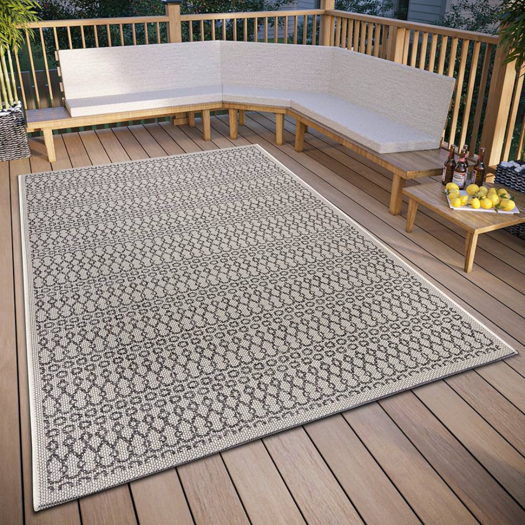 Cancun Outdoor Patio Rug | USA Supplier