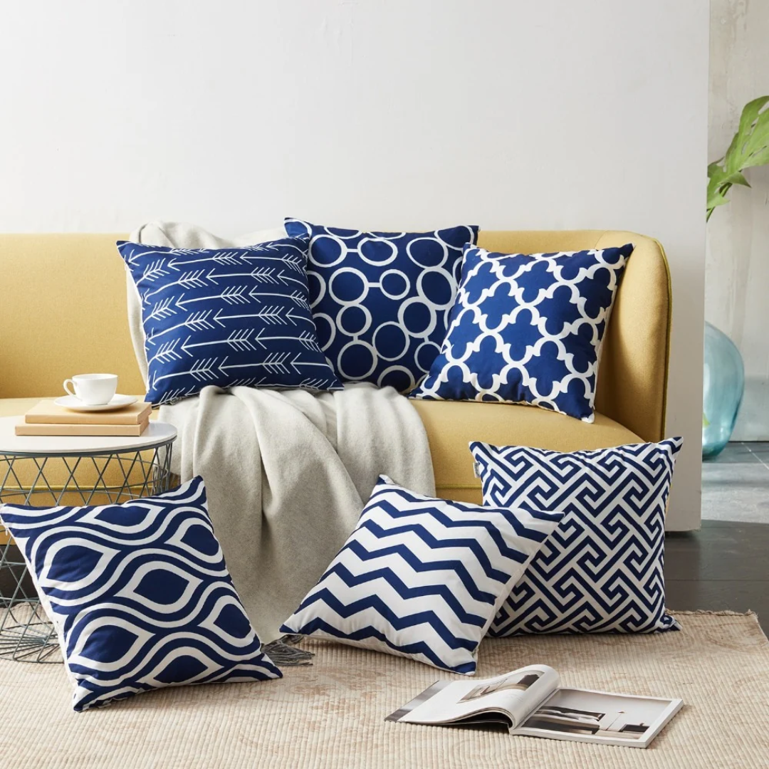 Throw Pillows that Instantly Refresh Sofas with Modern Charm
