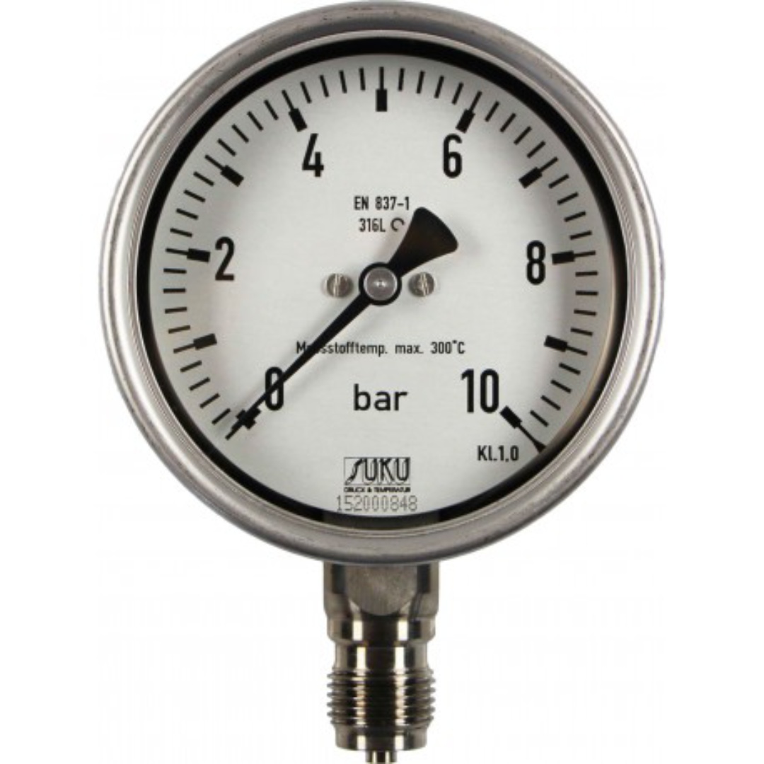 Bourdon Tube Pressure Gauges Reliable Industrial Measurement