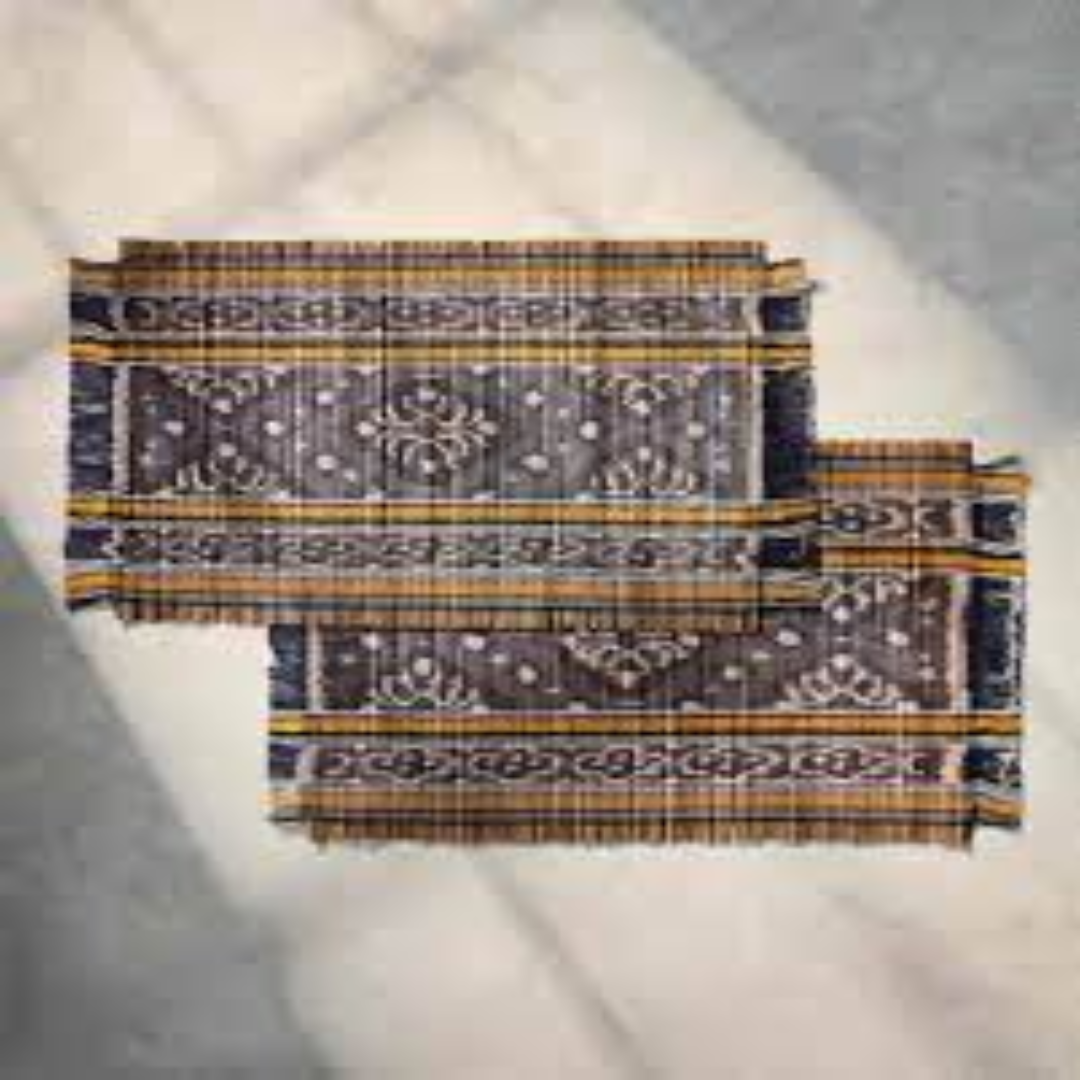 Sitara Ikat Placemat Handcrafted Linen Supplier Vietnam