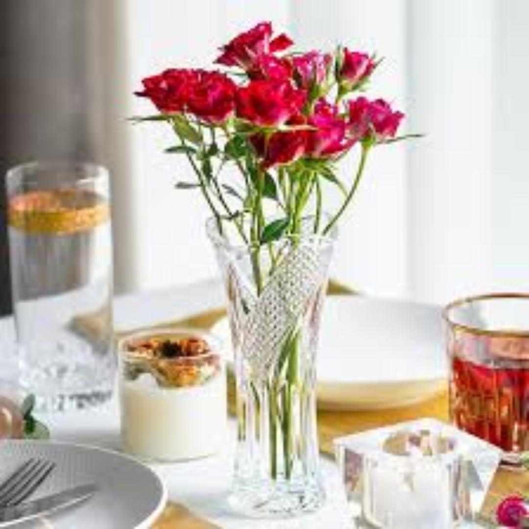 Elegant Glass Crystal Centerpiece – Decorative Table Display | UK Supplier