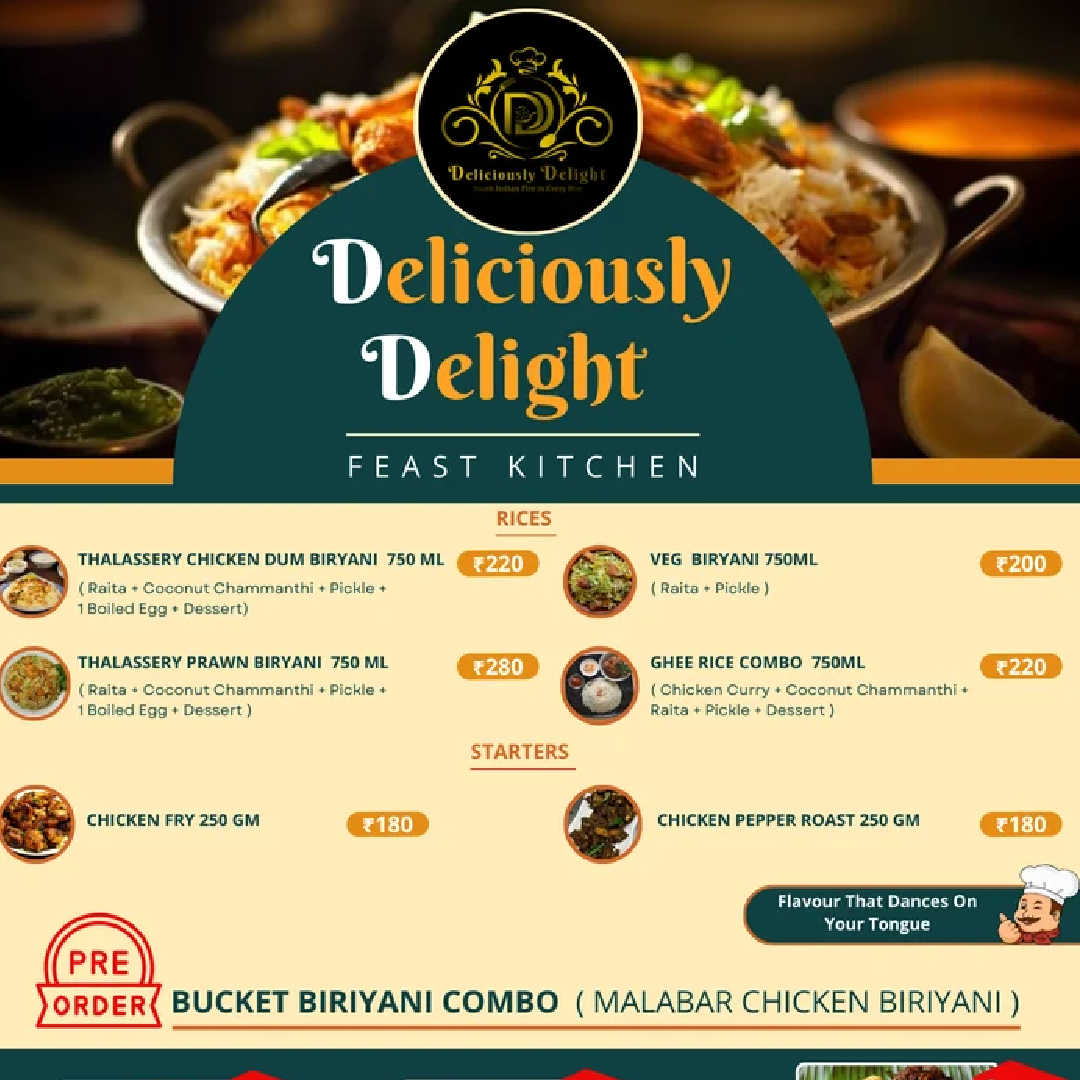 Chennai Restaurant Menu Card Printing Service High-Quality Prints