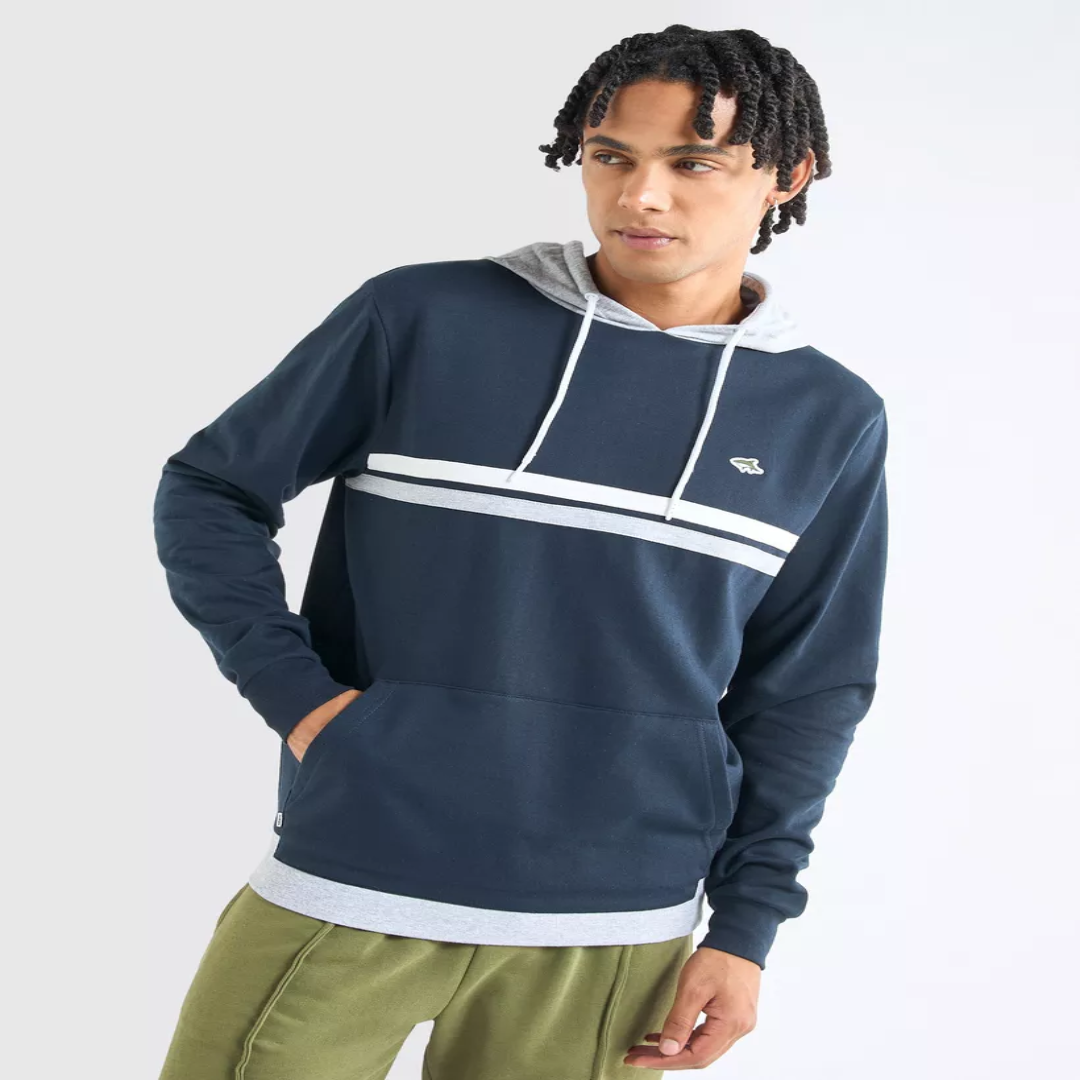 Striped Hooded Sweatshirt for Men – Long Sleeves with Kangaroo Pockets | Supplier from UAE