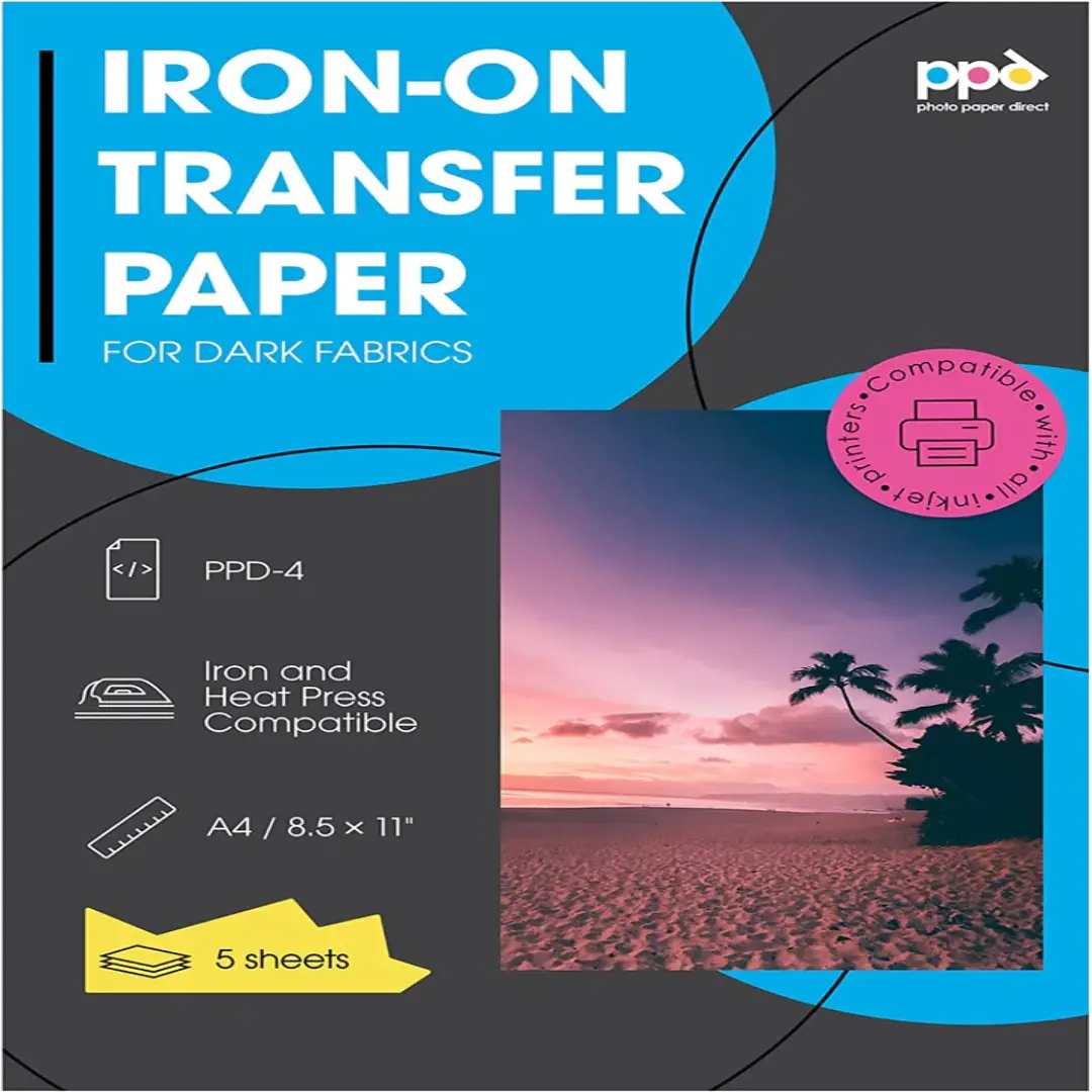 PPD Inkjet Iron-On Transfer Paper A4 Printing Material United States